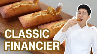 Perfect Classic Financier recipe  Detailed steps on brown butter included [upl. by Obla]