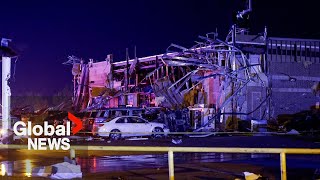 Deadly tornadoes kill at least 14 over US Memorial Day weekend [upl. by Shotton867]