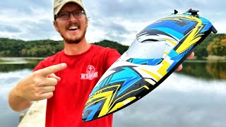 80 Brushless FAST RC Boat on AMAZON [upl. by Eelaroc]