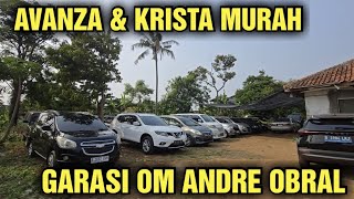 GARASI OM ANDRE OBRAL NI HARGA MOBIL BEKAS DI SHOWROOM GARASI OM ANDRE BANYAK PILIHAN KIJANG [upl. by Eikcuhc]