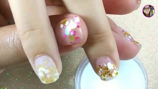 😍 Encapsulado de uñas naturales con Dip system  Uñas sin monomero [upl. by Nimaj]