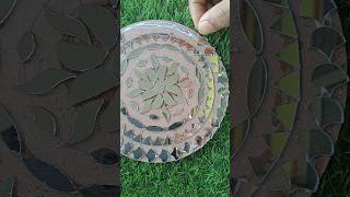 How to make mirror mosaic art mosaic shortvideo [upl. by Adnirak]