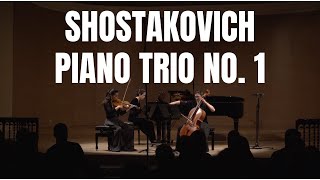 SHOSTAKOVICH Piano Trio No 1 in C major Op 8  TRIO FREIXAS [upl. by Adliwa461]