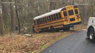 Multiple children hurt in Accomack County school bus crash [upl. by Eralc]