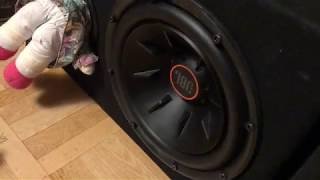 Difference in Flex on JBL ported box port OPEN vs CLOSED [upl. by Aanas]