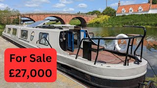 For Sale Dartline Narrowboat 50ft £27000 [upl. by Anitsrihc]