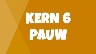 Leren Lezen Eerste Leerjaar  Woorden flitsen  Veilig en Vlot Kern 6  Pauw [upl. by Fadas]