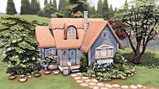 SMALL STARTER COTTAGE 🍄 Get Together amp Cottage Living  The Sims 4 Speed Build  No CC [upl. by Cosimo875]