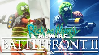 Someone made a Pickle Rick MOD for Battlefront 2 Weekly Mods 22 [upl. by Ynnatirb]