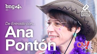 Imos de ENTROIDO con Ana Pontón  Candidata do BNG á Xunta [upl. by Stricklan]