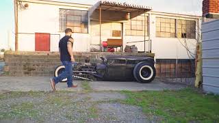 1929 Ford Model A Bagged and Chopped Rat Rod Hot Rod [upl. by Tallbott998]