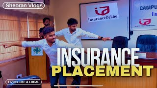 MBA Placement  MBA Campus Placement ​⁠InsuranceDekho vlog mba college insurance jobs [upl. by Arch]