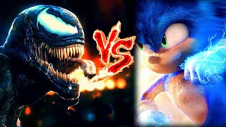 VENOM VS SONIC  Epic Supercut Extended Battle [upl. by Crabb]