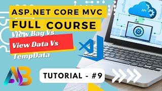 ViewData VS ViewBag Vs TempData in MVC  ABFirstTech [upl. by Llertnov]