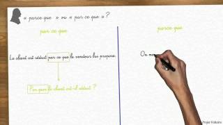 « parce que » ou « par ce que »   Lorthographe avec Projet Voltaire [upl. by Rebna603]