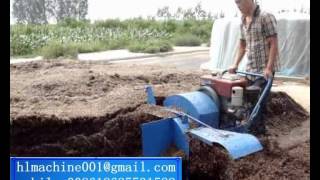 diesel engine compost turner 2 [upl. by Hamil160]