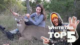 My Top 5 Whitetail Deer Hunts Ever [upl. by Dorie210]