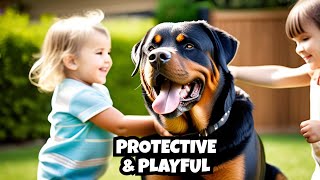 Rottweilers as Guard Dogs Are They Good with Kids [upl. by Tyrone]