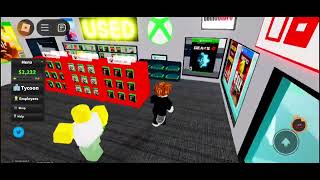 Playing game store tycoon part 3 capcut roblox foryou games funny [upl. by Dronel773]