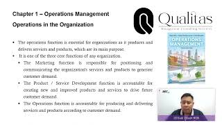 Operations Management  Chapter 1 Operations Management 02 [upl. by Aneele]