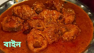 bain macher jhol  fish carry  বাইন macher vuna  eel fish recipe  baim machli recipe  fish fry [upl. by Wertheimer685]