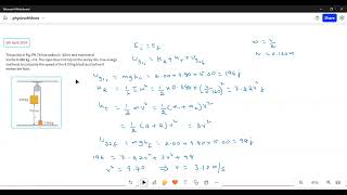 find the veleocity of 400kg block using energy methods [upl. by Aicital572]