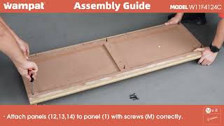 Installation Guide丨How to assemble a Baby DresserW11F4124C [upl. by Yvonner]