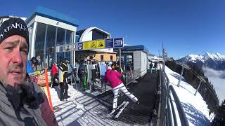 Skigebiet Test Mayrhofen Ahorn Penken Horberg Rastkogel Snowboard Januar 2018 Zillertal [upl. by Anyat]