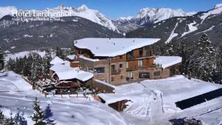 Hotel Lärchenhof  Seefeld von oben im Winter [upl. by Aronoh]