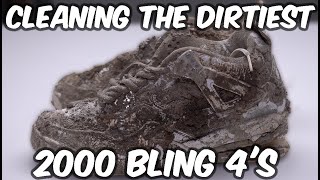 Restoring the Dirtiest 1000 Jordan Bling 4s [upl. by Kelby]