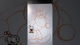 How to draw Crash Bandicoot 1930s rubberhose Cuphead art style drawingtutorial classicgaming [upl. by Seravaj]