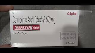 CEFASYN 500 mg tablet Cefuroxime Axetil 500 mg tablet Benifits amp side effects [upl. by Pinckney395]