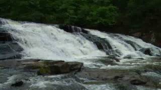 Waterfall on North Deep Creek Yadkin County NC  May 2009 [upl. by Yrellav]