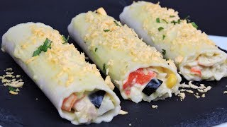 CANELONES de VERANO receta sin horno [upl. by Valley584]