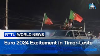 Euro 2024 Excitement in TimorLeste [upl. by Keryt]