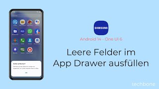 Leere Felder im App Drawer ausfüllen  Samsung Android 14  One UI 6 [upl. by Attehcnoc922]