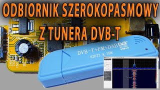 Odbiornik szerokopasmowy z tunera DVBT 25MHz1700MHz RTL2832 R820T RTLSDR [upl. by Rutherford673]