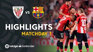 Highlights Athletic Club vs FC Barcelona 10 [upl. by Notfilc65]