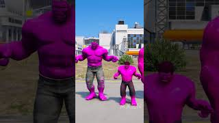 RANDOM SPIDERMAN VS PINK HULK BATTLE gta5 hulk [upl. by Sheeb]