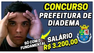 CONCURSO DA PREFEITURA DE DIADEMA 2024 AGENTE COMUNITÃRIO DE SAÃšDE [upl. by Nakada]