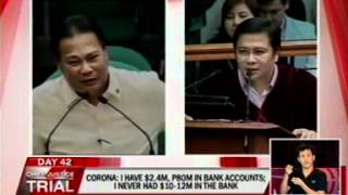 Corona Palagay ko nagpagamit si Ombudsman sa Malacañang [upl. by Hurlbut]