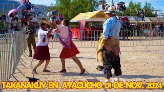 TAKANAKUY EN AYACUCHO EN LOS ANDES DEL PERU  SANTOS BRUJO Y WAYTACHA 2024 [upl. by Krakow]