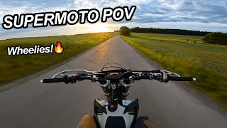 KTM EXC 250 Supermoto POV 4K  Pure sound [upl. by Clougher732]