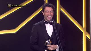 PREMIOS FEROZ 2019 Javier Rey recoge el premio al mejor actor protagonista de una serie [upl. by Jaymee323]