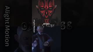 Darth Maul Rebels vs Obi Wan Kenobi Rebels [upl. by Airamasor]