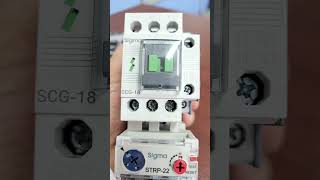 Sigma Kontaktör ve Termik Düzeneğicontactorsigmaelectromagnetic switch [upl. by Jarek984]