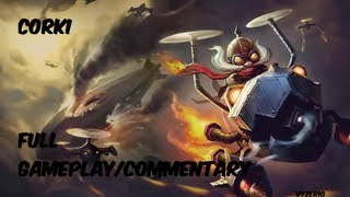 League of Legends Corki the AD Support GameplayCommentary [upl. by Zoe]