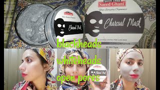 Saeed ghani charcoal mask  zartasha zar  charcoal  saeed ghani products [upl. by Leugimsiul796]