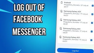 How to Logout of Messenger [upl. by Jd74]