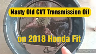 DIY Maintenance  2018 Honda Fit CVT Transmission Oil Change [upl. by Bohlen390]